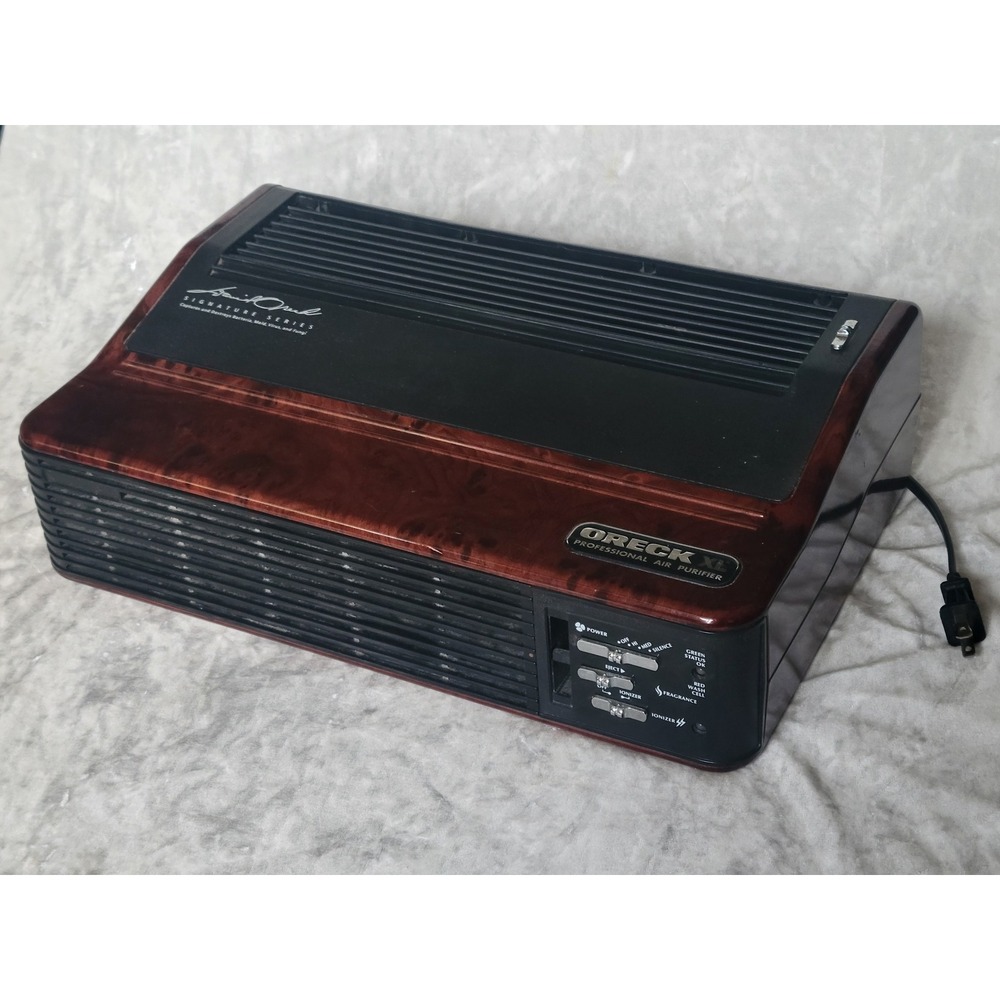 Oreck XL Professional Air Purifier Signature Series Wood Grain AIR8SD Tabletop